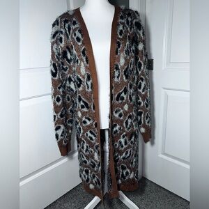 Daytrip Brown and Black Knit Sweater